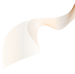 Wall Mural - design elements on white background isolated. creative art. abstract wavy stripes. colors lines crea