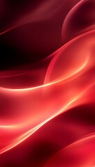 Wall Mural - deep red wave background ethereal and radiant design for stunning visual projects and templates.