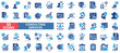 © Uniconlabs - Consulting service icon set flat style collection. Contain strategy, advice, analysis, expertise, solution, assessment, proposal, implementation, recommendation, evaluation, project, planning, risk