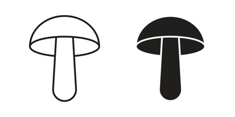 Wall Mural - Mushroom icon