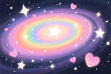 Wall Mural - abstract space background