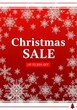 © habib - Christmas Sale Advertisement with Snowflakes