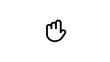 © Mobarak - Black mouse hand cursor icon isolated