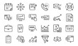 © MDTANVIR - 24 Business and Marketing Line Icons Analytics, SEO, Email Marketing, Digital Advertising, Sales, Finance, Data Security, Strategy, and Web Development Vector Icon Set