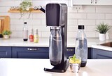 A device for making carbonated water.