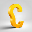 © Lauren - 3d yellow question mark. Faq problem solution symbol. Vector illustration on isolated background.