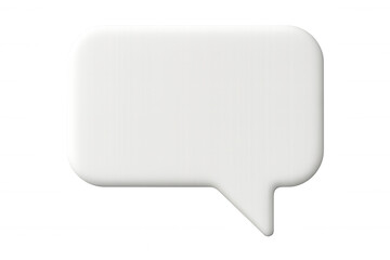 Speech bubble hovering against transparent backdrop, representing communication and messaging elements