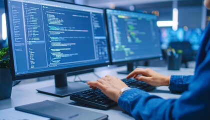 Programmer working on code (1)
