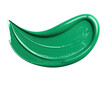 © Fridocha - A single curved smear of vibrant green paint with a glossy finish and textured surface.