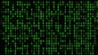 © admin_design - Cascading Green Binary Code Matrix A Digital Rain of Numbers and Data Streams for Technology Enthusiasts.