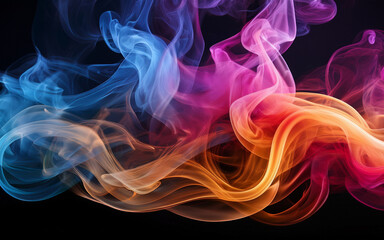 Wall Mural - abstract smoke background