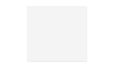 Minimalist Vertical Rounded Glass Panel Cut Out on Transparent Background PNG
