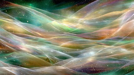 Wall Mural - Abstract Colorful Flowing Design Background