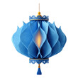 © zai - Elegant Blue Lantern Isolated on Transparent Background