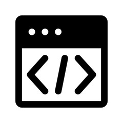 coding line icon