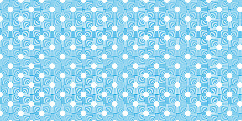 Wall Mural - abstract pattern with circles. seamless geometric swirl spiral pattern and abstract circle wave line