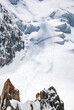 © Rechitan Sorin - Alpinists climbing Cosmique Ridge, Haute Savoie, France, Europe