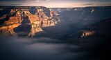 Grand canyon sunrise landscape
