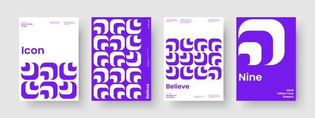 Wall Mural - modern business presentation design. abstract book cover layout. geometric flyer template. backgroun