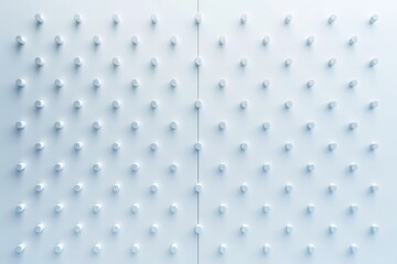Canvas Print - Abstract Light Blue Cylindrical Pattern: Minimalist Modern Texture Background
