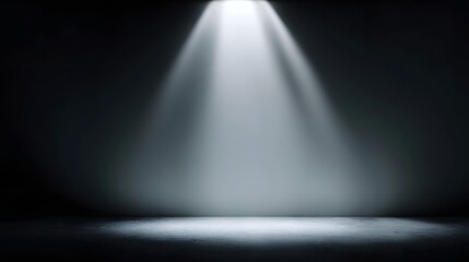 Wall Mural - empty display scene with soft spotlight