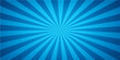 © Ashraful - Bright blue starburst rays on a vintage radial pattern background