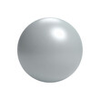 © Secrets inside - Smooth, shiny silver sphere with a reflective surface and subtle gradient shading, showcasing a metallic and polished appearance