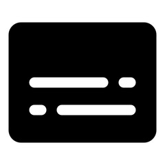 subtitle icon