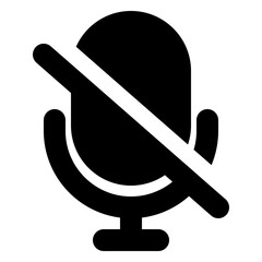 Mute Microphone Icon