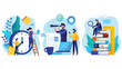 © Nurtaz - Vector Illustration of Business Professionals Collaborating and Achieving Goals