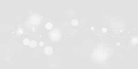 Wall Mural - white dust png, christmas dust glowing bokeh confetti light and glitter texture overlay for your des