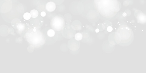 Wall Mural - white dust png, christmas dust glowing bokeh confetti light and glitter texture overlay for your des
