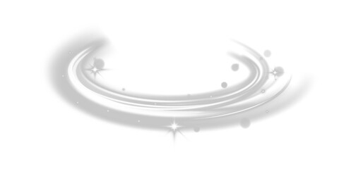 Wall Mural - white translucent wind streams with light sparkles and soft motion blur. visual effect of winter swi