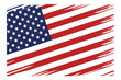 © Md - Grunge American Flag Illustration with Stars and Stripes Patriotic Design for Independence Day Celebration and National Holiday Themes