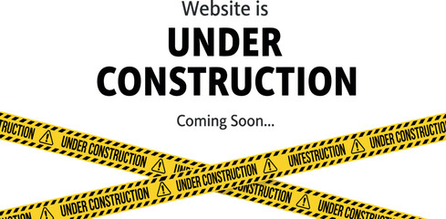Website Under Construction Coming Soon - Maintenance Notice, Digital Development Phase - Online Presence