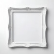 © Alan - Sharp white rectangular frame, flawlessly isolated on white, object, marketing