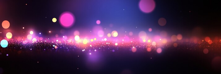 Wall Mural - Glimmering Celebration Bokeh Bursts Ignite Modern Festivities with Shimmering Elegance and Texture