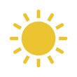 © Hafidz Sources - Icon of Yellow sun clipart vector illustration. Isolated.