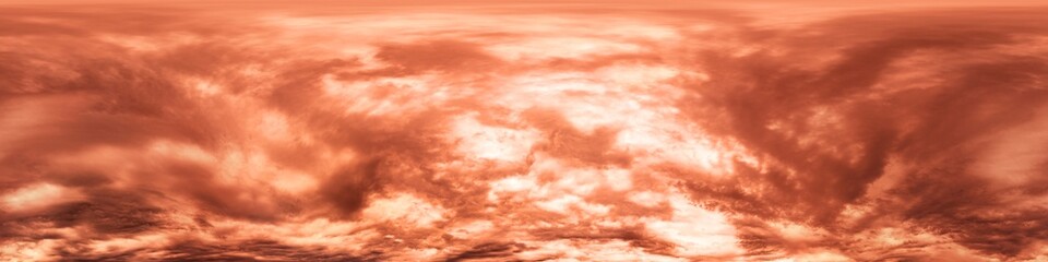Wall Mural - dark moody rain clouds in dramatic overcast sky. seamless 360 hdr spherical panorama. full zenith or