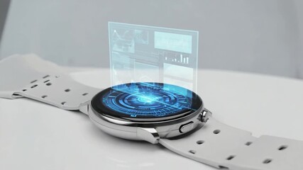 Smartwatch with holographic display