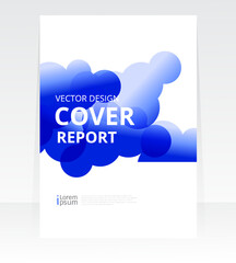 Wall Mural - cover report brochure flyer banner pattern background.