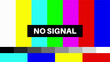 © David - TV lost signal, TV screen test, error screen, video transition