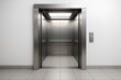 © MdLutfur - empty elevator with open doors, stainless steel walls and modern lighting, clean and polished   image 2