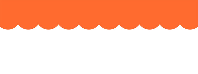 Wall Mural - Separator, header, modern top divider shape vector illustration