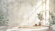 © Anton - Artistic watercolor illustration of grounding mat in serene home setting, soft flowing colors, organic brushstrokes, wellness and mindfulness theme, hand-painted aesthetic, gentle earth tones