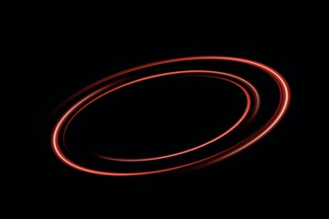 Wall Mural - abstract neon color glowing lines background. the energy flow tunnel. set of neon blurry light circl