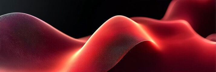 Canvas Print - stunning abstract dark crimson texture with smooth gradient for futuristic art wallpaper design