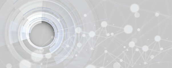 Abstract modern business technology and science background