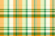 © Olena - Stage vector check fabric, deluxe pattern tartan plaid. Forest seamless background textile texture in green and light colors.