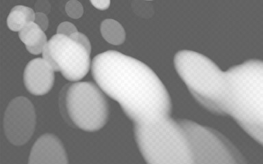 Wall Mural - abstract shadow overlay dappled light on a transparent background.